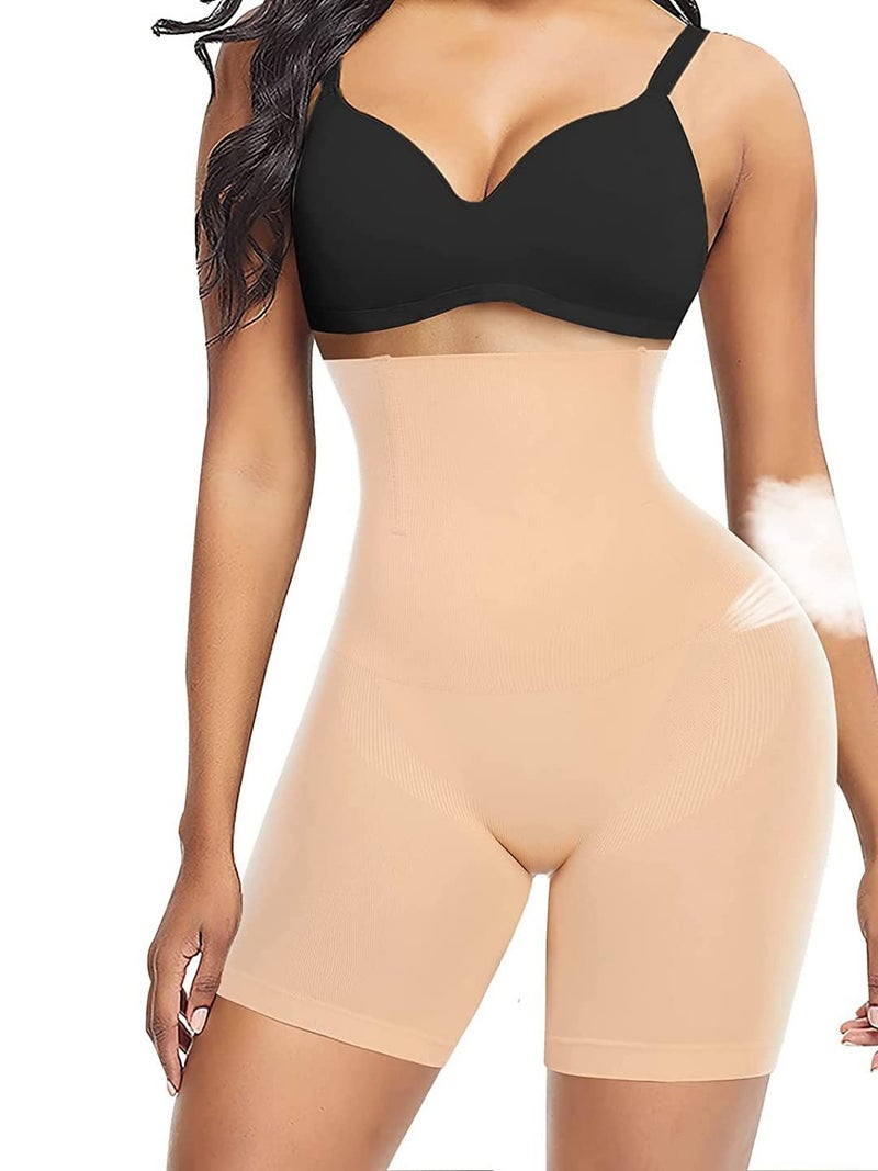 HSR Women's Nylon Waist Shapewear (Pack of 1) (HSR-LONG-CREAM-M_Cream1_M) - Image 1