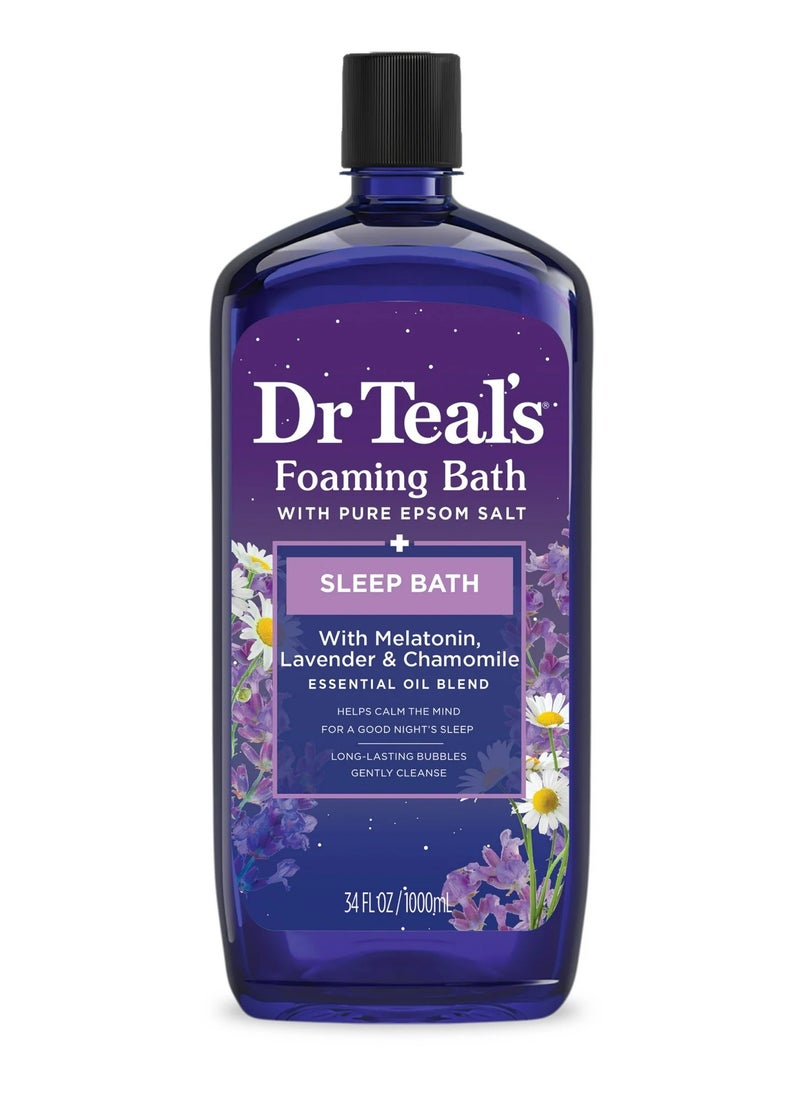 Dr Teal's - Dr Teal's Foaming Bath Sleep Bath with Melatonin 1000ml - Image 1