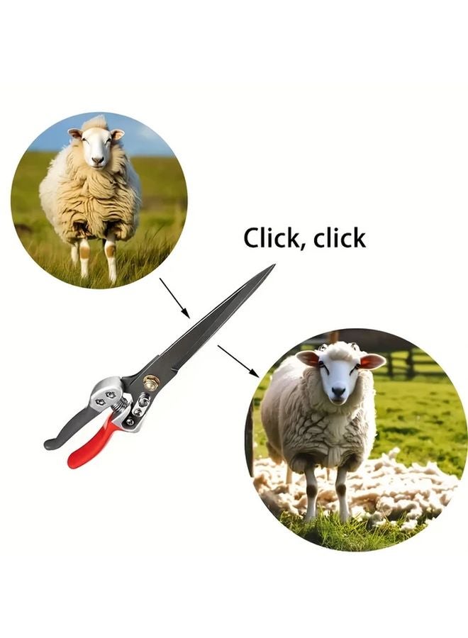 1pc Heavy Duty Sheep Shearing Scissors Professional Grade Blades Ergonomic Handle - Image 5