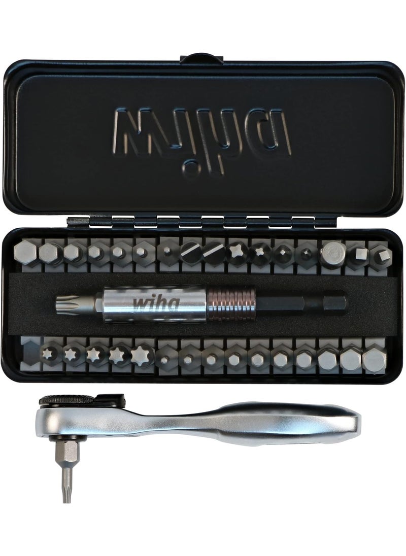 Wiha Wiha 74996 35 Piece Bit Ratchet Compact Storage Box Set  - Image 2