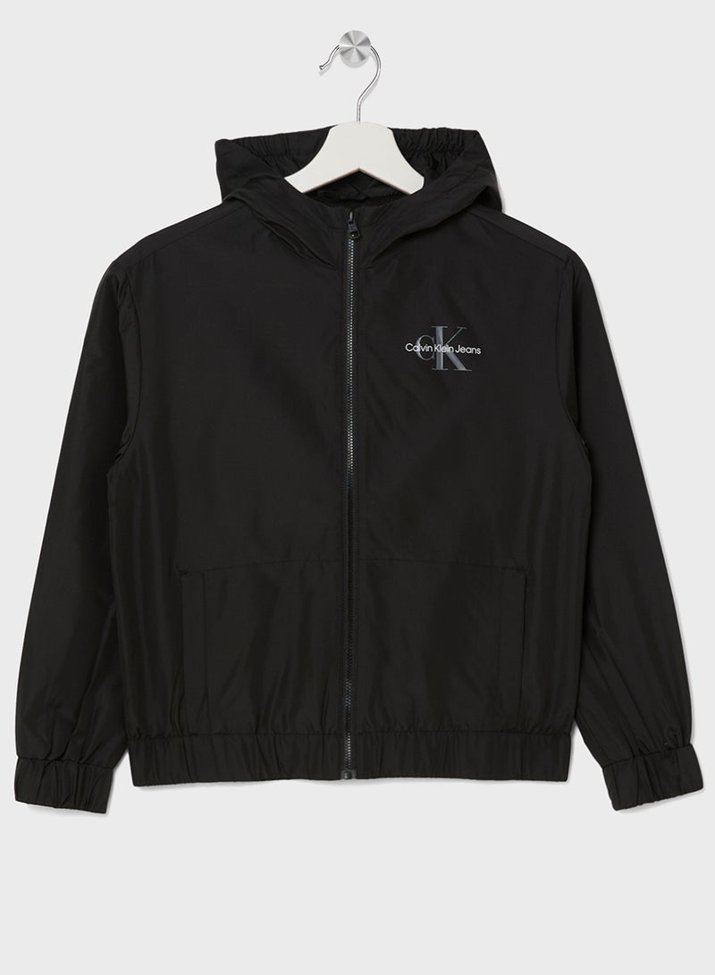 Calvin Klein Jeans Youth Logo Essential Jacket  - Image 1