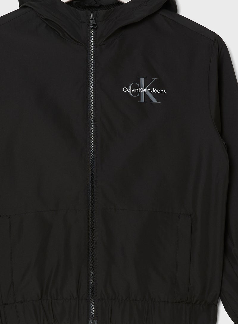 Calvin Klein Jeans Youth Logo Essential Jacket  - Image 3