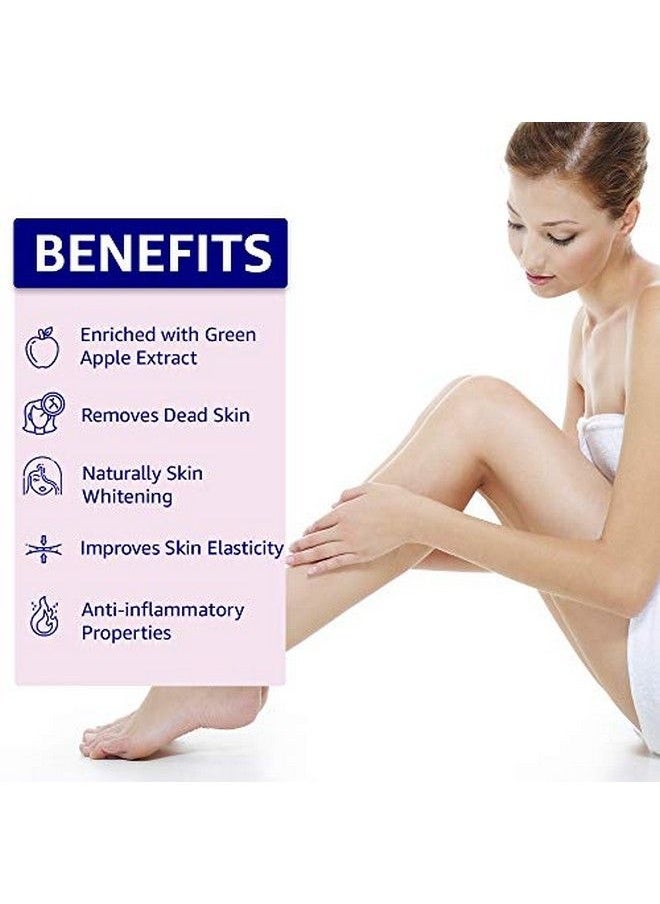 W2 Why Wait Green Apple Hydrating Bodyspa Deep Hydration For Dry Skin Natural Skin Care Oil Control Remove Tanning Dead Skin Cells 200Ml  - Image 3