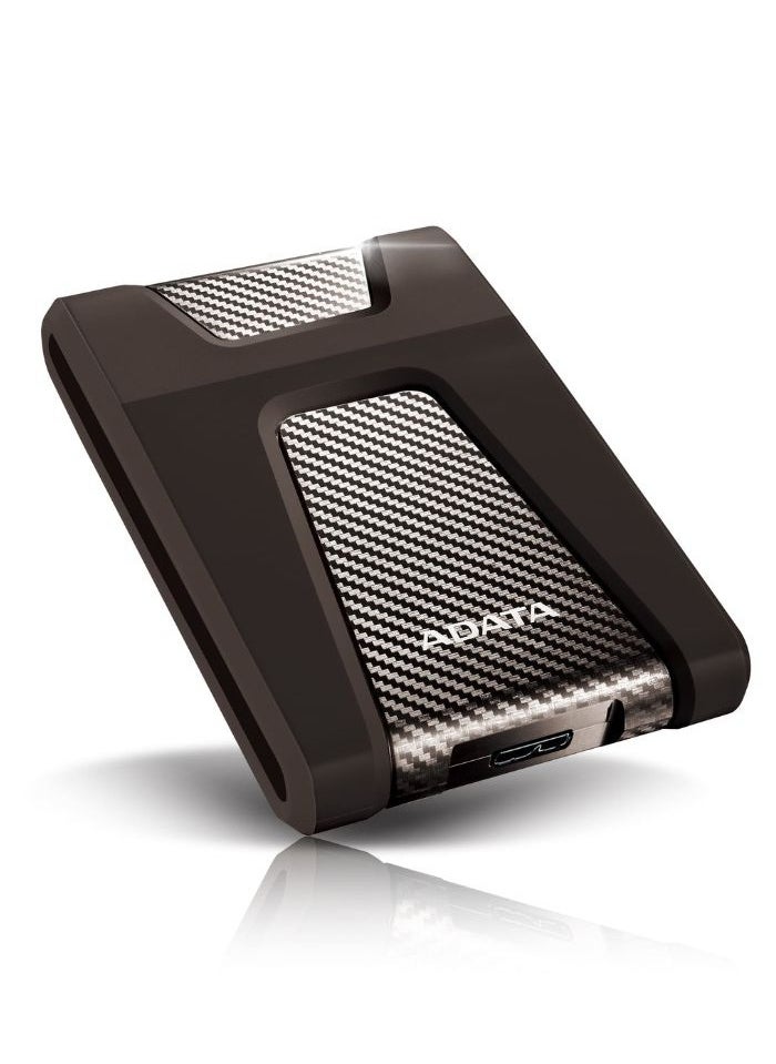 ADATA - HD650 DURABLE 2TB External HDD | Anti-Shock Hard Drive | Compatible with PS5 XBOX | Black - Image 1