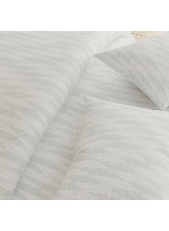 DANUBE HOME أو25 أكسفورد ريفيري Mk6075 جاكار سوبر كينغ لحاف 7 قطع/7-260X260-أبيض - Image 2