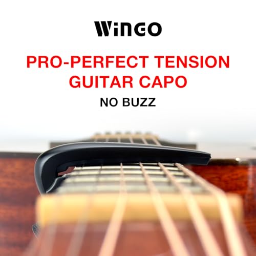 WINGO Guitar Capo Pro-Perfect Tension Capotraste -Black - Image 2