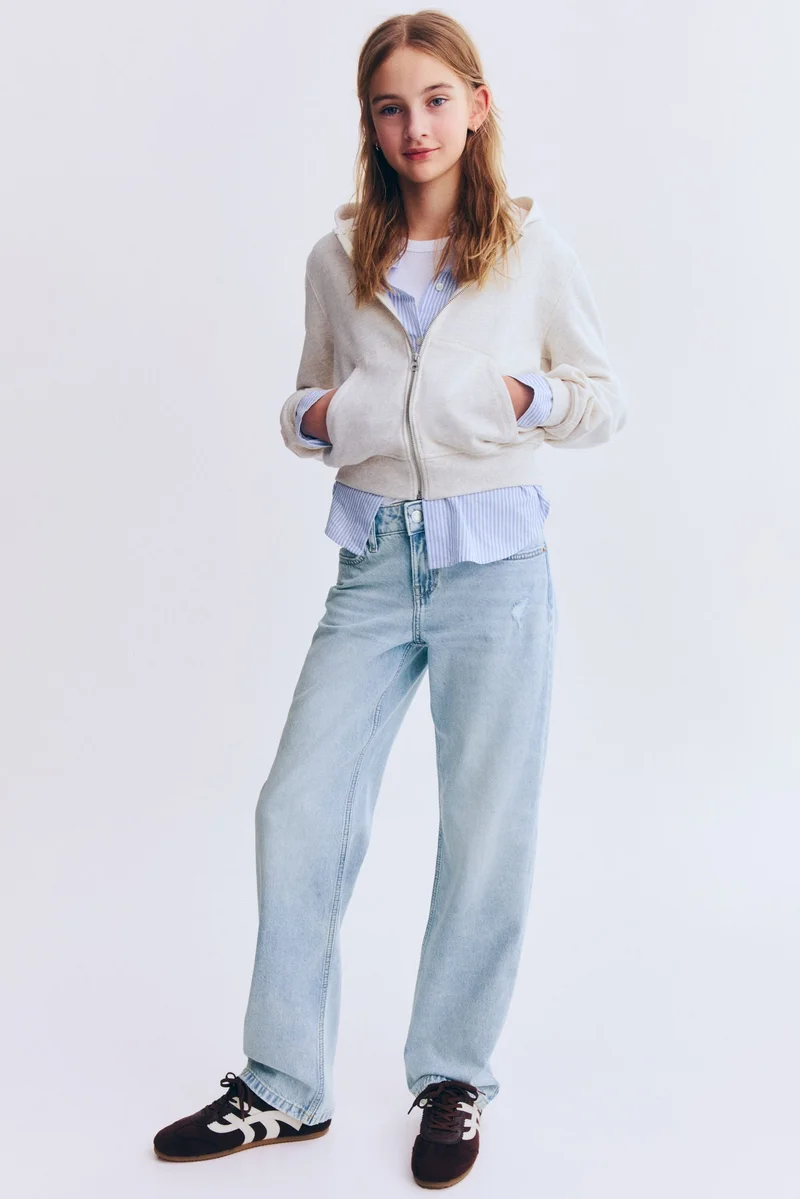 اتش اند ام جينز بقصّة ساق مستقيمة