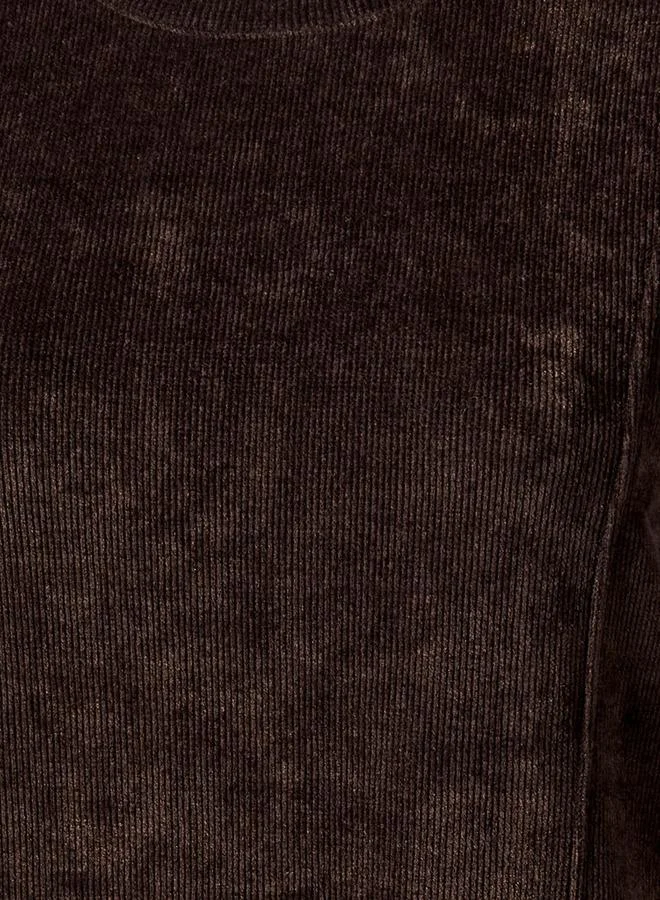 Splash FAV Regular Fit T-shirt with Ribbed Texture