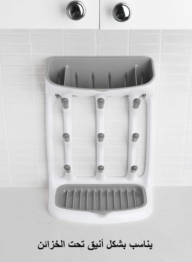 Ru syanl Baby Bottle Drying Rack - Plastic Space-saving Detachable Drying Rack for Baby Bottle Accessories  - Image 5