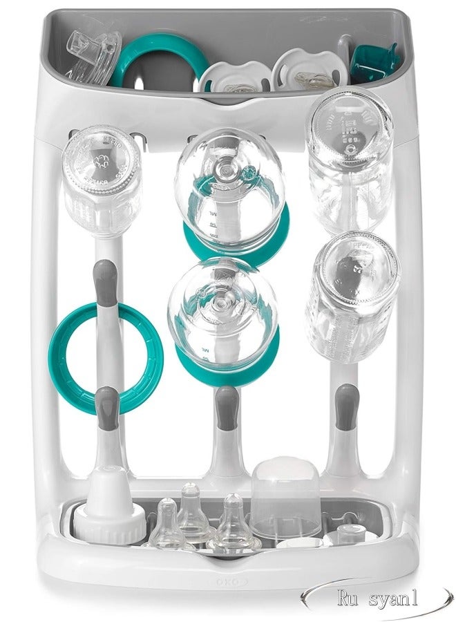 Ru syanl Baby Bottle Drying Rack - Plastic Space-saving Detachable Drying Rack for Baby Bottle Accessories  - Image 1