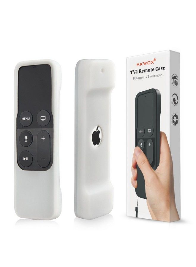 AKWOX Remote Case For Apple Tv 4Th 4K 5Th Generation Akwox Light Weight [Anti Slip] Shock Proof Silicone Remote Cover Case With Lanyard Not For New Apple 4K Tv Series 6Th Gen 2021 - Image 2