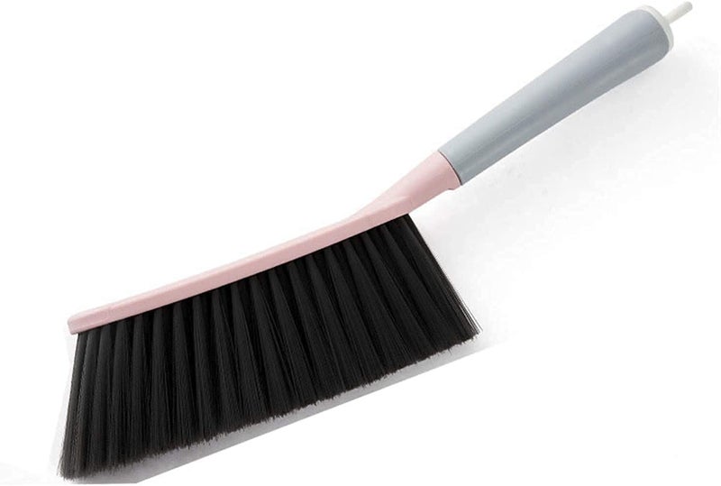 KPNG Soft Bristle Cleaning Brush Hand Brushs Bed Hair Dust Removal Scrubber Cleaner for Family Trip Sofa Furniture (Pack of-1, Pink) - Image 1