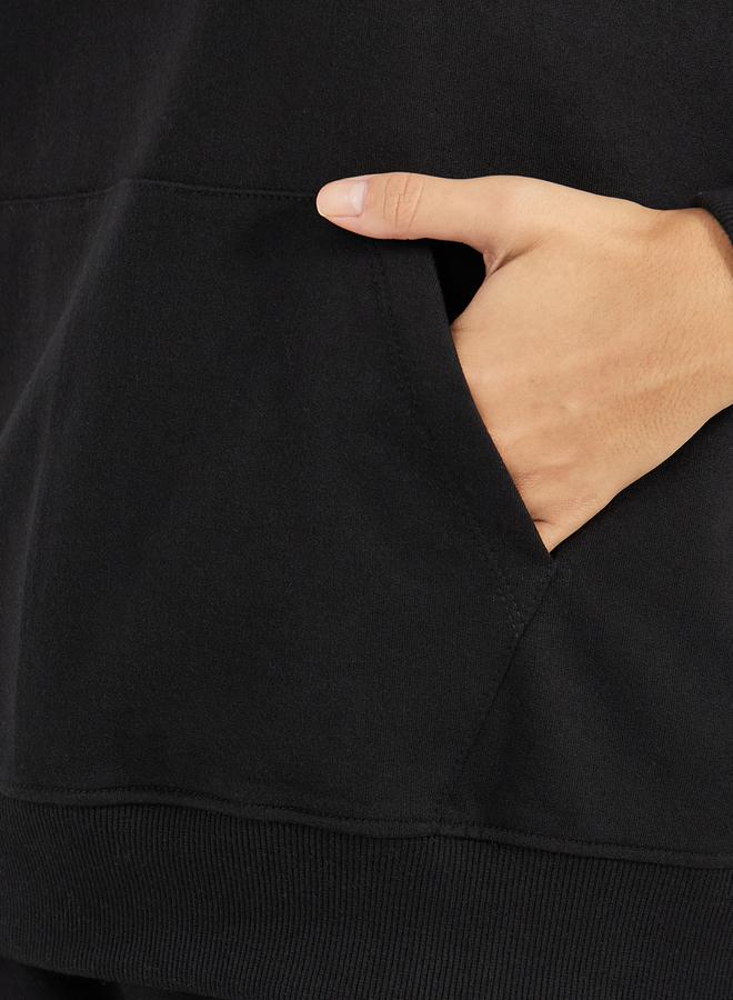 Styli Regular Fit Terry Hoodie & Wide Leg Joggers Co-Ords - Image 3