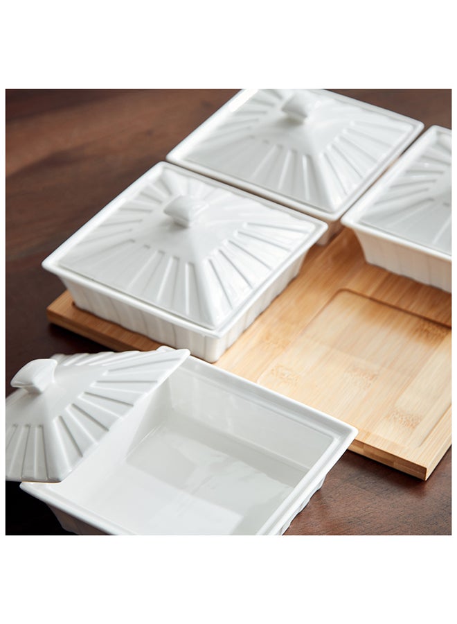 Home Box Supreme 4-Piece Condiment Set 31.5 x 6.5 x 31.5 cm  - Image 3