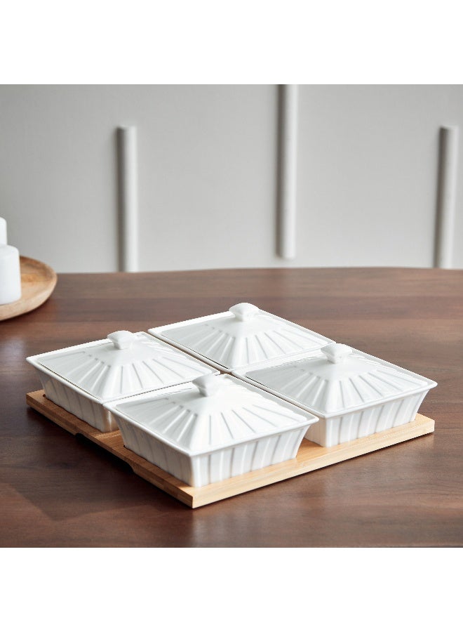 Home Box Supreme 4-Piece Condiment Set 31.5 x 6.5 x 31.5 cm - Image 2