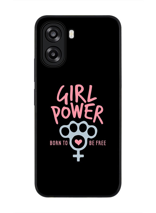Stylizedd For Oppo A6x 5G / A6x 4G Case,Slim fit Camera Protection, Shockproof Thin Phone cover  - Girl Power - Image 1