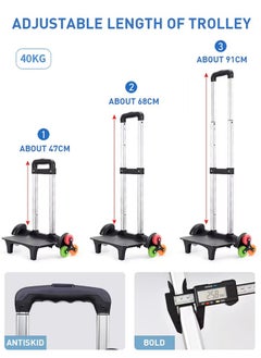 Generic Kids Luggage , Boys Girls Luggage School Bag 16" Kids Trolley School Bag,Boys Girls Rolling Backpack,  Luggage School Bag with Wheels and Telescoping Handles  - Image 4