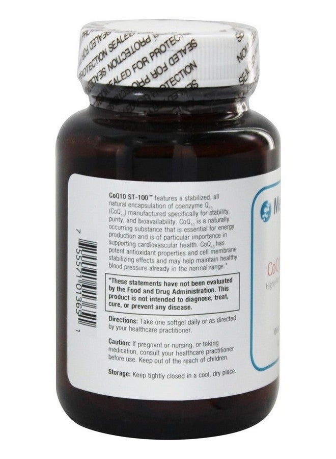 Metagenics - CoQ10 ST-100 Highly Absorbable Coenzyme Q10 100 mg. - 60 Softgels - Image 4