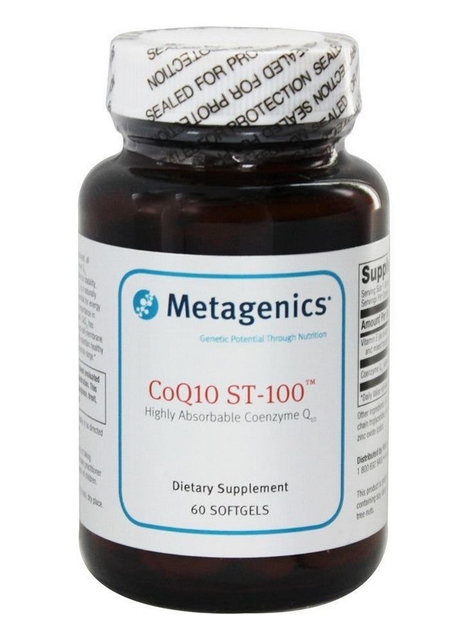 Metagenics - CoQ10 ST-100 Highly Absorbable Coenzyme Q10 100 mg. - 60 Softgels - Image 1