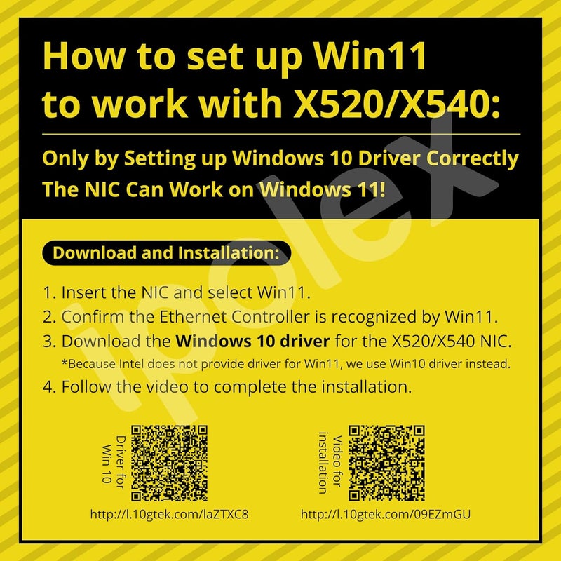 ipolex 10Gb Network Card Intel X540-T2 PCIE NIC Ethernet Card, Dual RJ45 Port, Intel X540-BT2 Controller, 10G Converged Network LAN Adapter, Support Windows/Linux/Vmware/ESX/Freebsd Server - Image 2