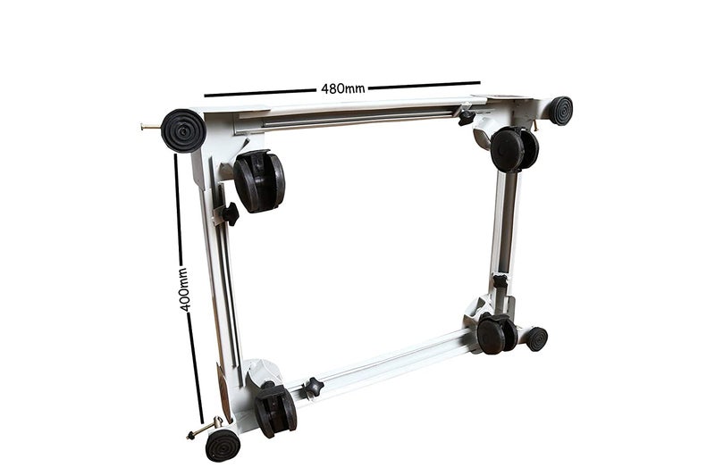 GOKOO حامل غسالة أمامية قابل للتعديل Heavy Duty مع عجلات للثلاجات وغسالات الصحون ومبردات الهواء - Image 4