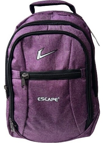 ESCAPE Backpack Laptop Compartment Sports and School Backpack Fabric Bag Outdoor Daily Use 30X43X13 Purple  - Image 1
