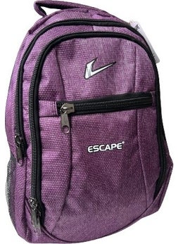 ESCAPE Backpack Laptop Compartment Sports and School Backpack Fabric Bag Outdoor Daily Use 30X43X13 Purple  - Image 4