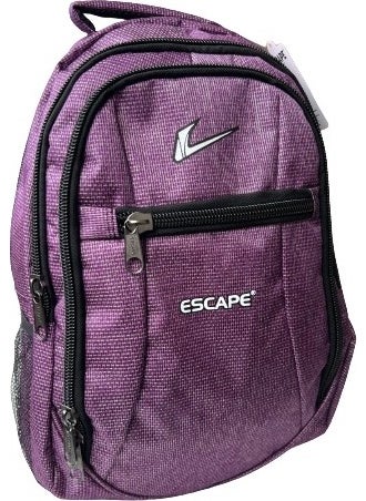 ESCAPE Backpack Laptop Compartment Sports and School Backpack Fabric Bag Outdoor Daily Use 30X43X13 Purple  - Image 4
