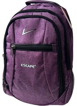 ESCAPE Backpack Laptop Compartment Sports and School Backpack Fabric Bag Outdoor Daily Use 30X43X13 Purple  - Image 3
