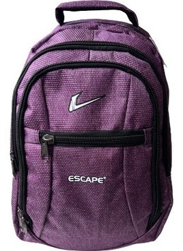 ESCAPE Backpack Laptop Compartment Sports and School Backpack Fabric Bag Outdoor Daily Use 30X43X13 Purple  - Image 2