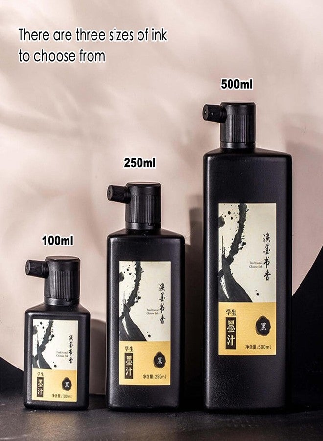 SEAMEW 100 ML/3.5 OZ Calligraphy and Sumi Liquid Ink - Versatile Elegance for Chinese Traditional Art Works and Japanese Brush Art - Image 3