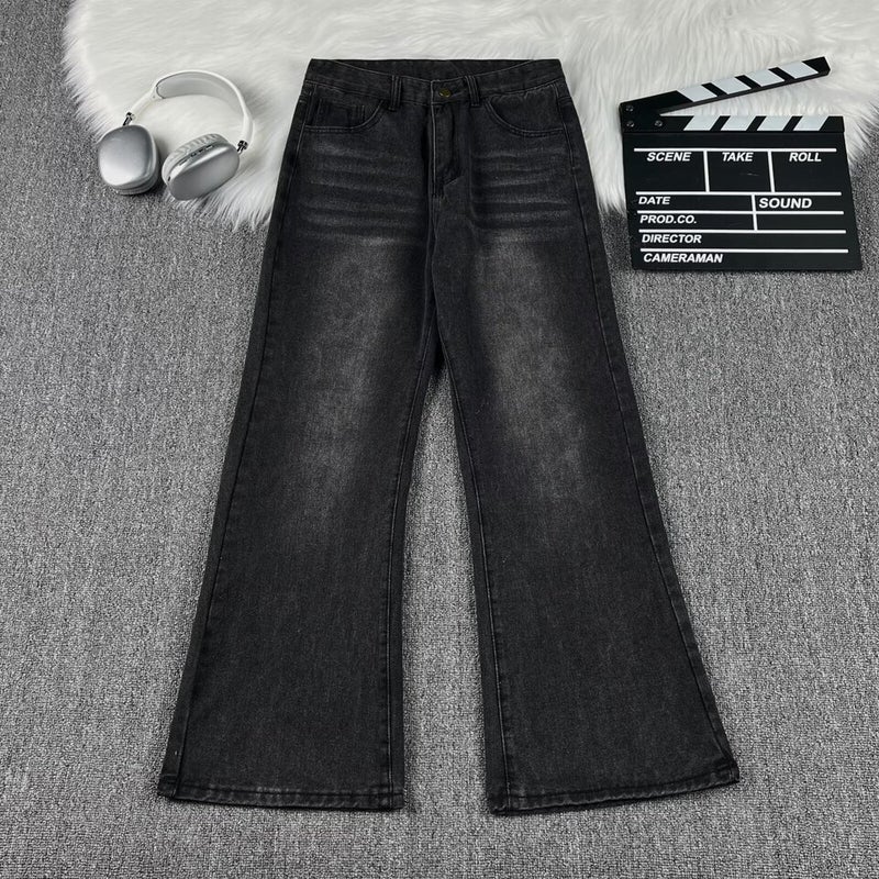 Unisex Classic Denim Jeans Loose Fit Daily Outdoor Wear - Image 1