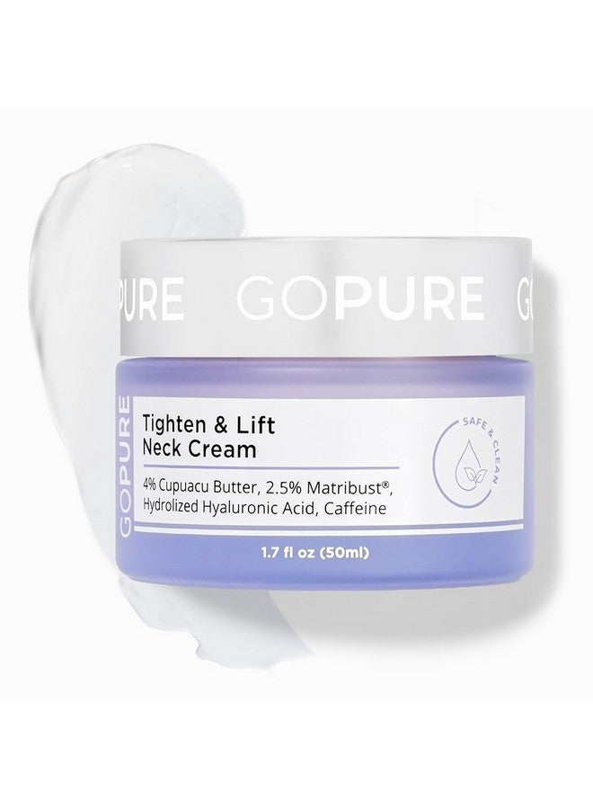 جو بيور كريم شد الرقبة من جو بيور - كريم مضاد للشيخوخة لشد الرقبة وإزالة التجاعيد للحصول على لون بشرة موحد ورفع الرقبة - مع مركب شد فعال، 1.7 أونصة - Image 2