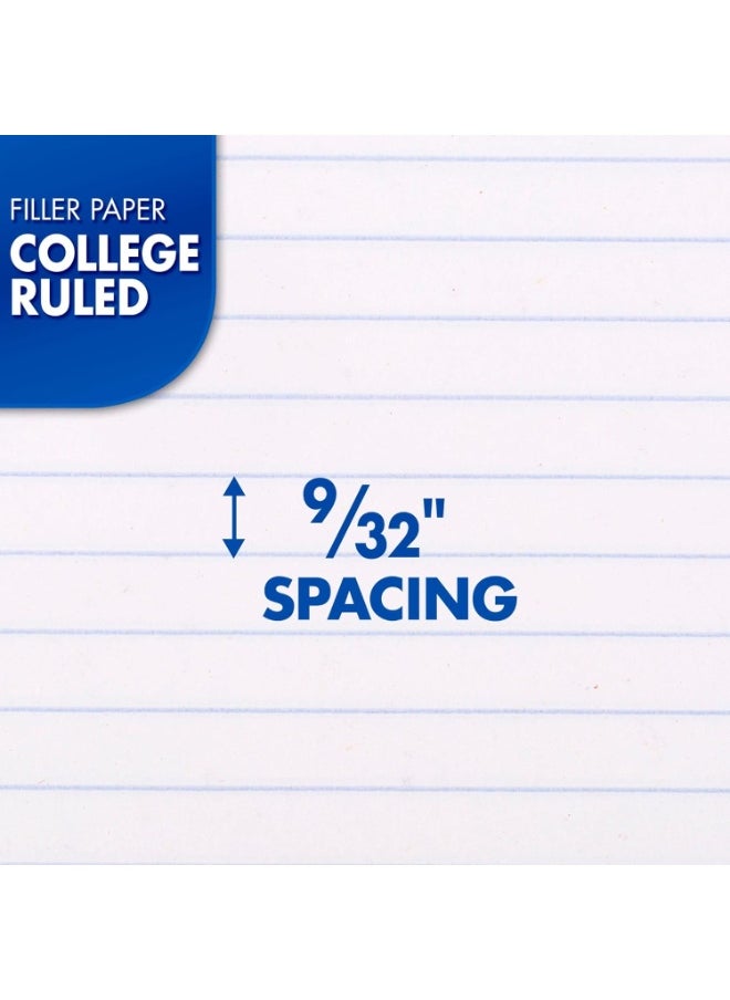Mead Mead Filler Paper, Loose Leaf Paper, Wide Ruled Paper, 150 Sheets, 10-1/2" x 8", White (15103)  - Image 3