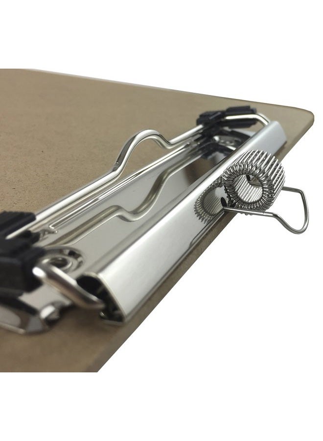 Trade Quest Pen Holder Clipboard, Letter Size, Low Profile Clip, Hardboard Single (Pen Included) - Image 3
