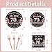 Rakuto 70th Birthday Party Plates 96PCS 70th Birthday Party Decorations Supplies Rose Gold 70th Party Tableware Plates Napkins Forks Cheers to 70th Birthday Party Decor Supplies Women 24 Guests - Image 4