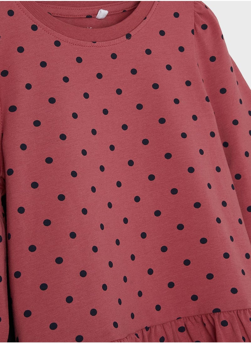 NAME IT Kids 2 Pack Polka Dot Tunic  - Image 3