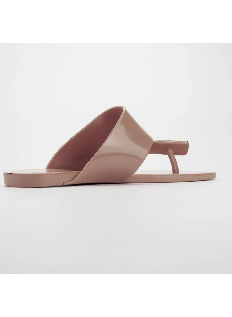 فويسيز Voices Women'S Flip Flops, Zen Metal - 011.00002, Color - Beige