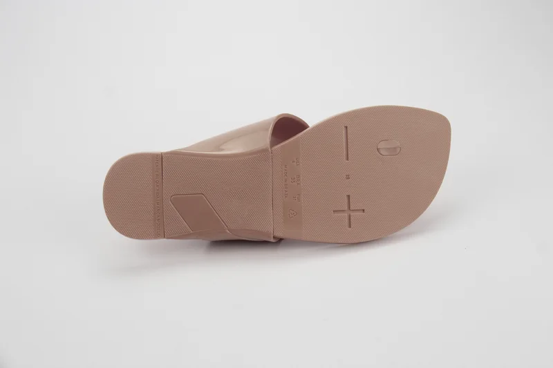 Voices Zen Metal Women'S Anti Slip Sole With Crossed Front Design - Beige