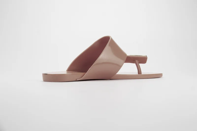 Voices Zen Metal Women'S Anti Slip Sole With Crossed Front Design - Beige