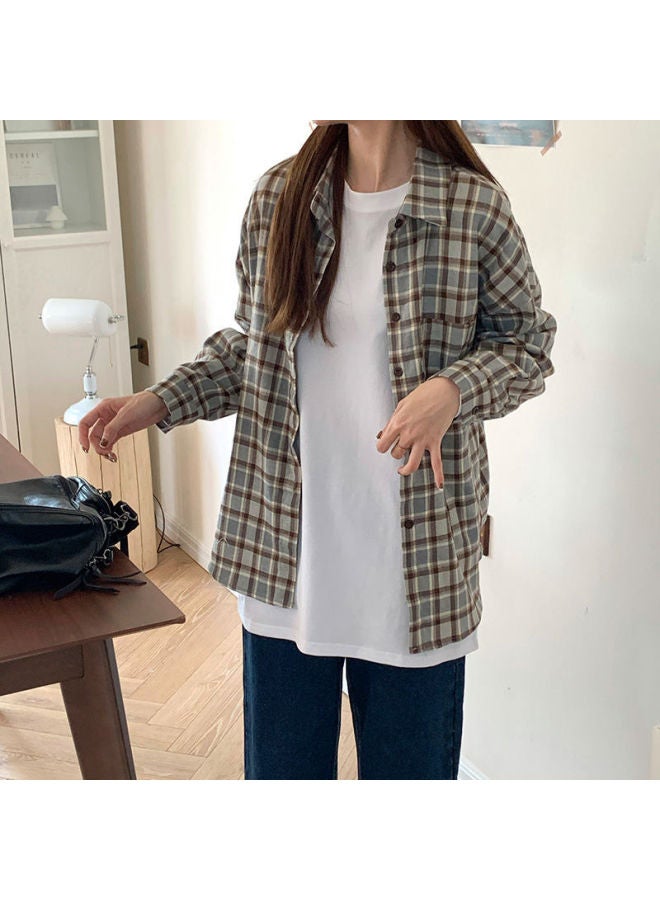 Private Brand G Combed Cotton Long Sleeve T-shirt Women's Loose Fit White Base Layer Autumn Wear Inner Top Pure White T-shirt Dropshipping - Image 4
