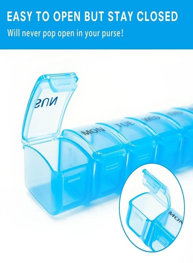 RabbonixPill Medicine Organizer Reminder Storage Box 07 Days or 01 Weeks, Pack of 02 - Image 5