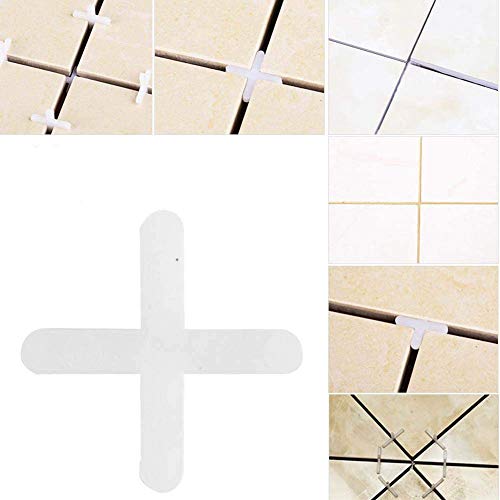 YTYKINOY 1000 Pieces 1/8" Tile Spacers 3mm Floor Wall Ceramic Tile Spacers - Image 3