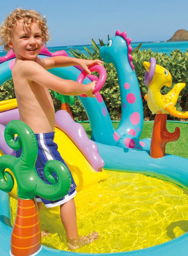INTEX Dinoland Play Center Water Pool 131x90x44inch - Image 5