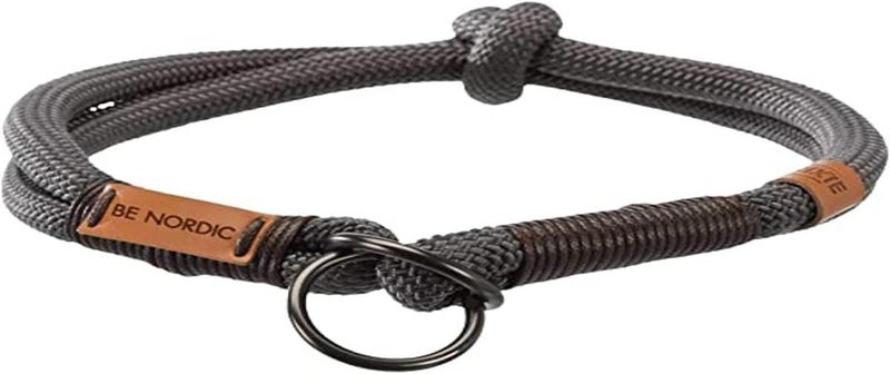 Trixie BE NORDIC Grey Choke Collar for Dogs S-M - Image 1