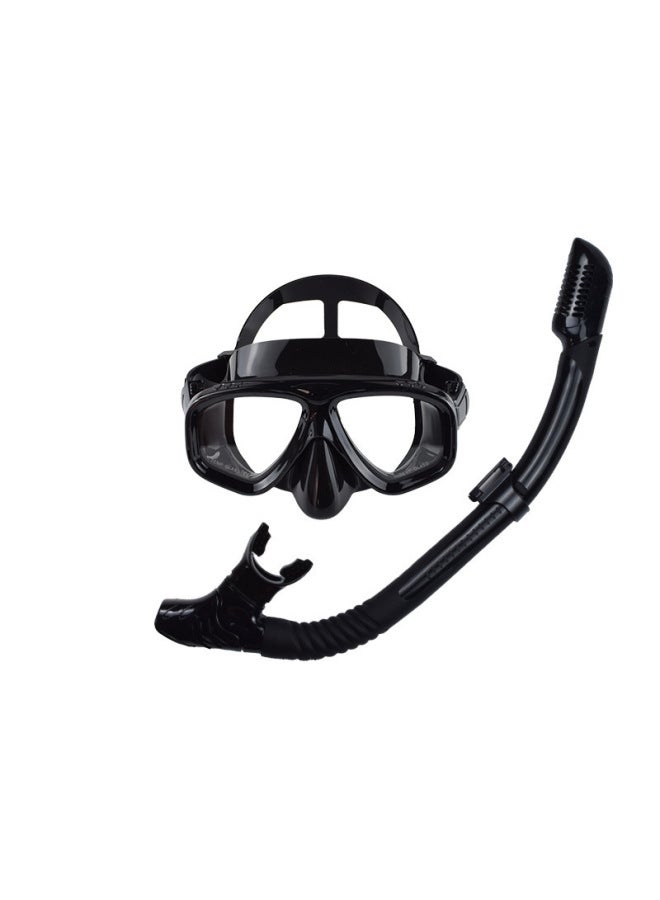 Whale Adult 2-in-1 Snorkeling Set with Diving Mask and Full Dry Snorkel, Prescription Lens Compatible, Pure White and Black/White - Image 5