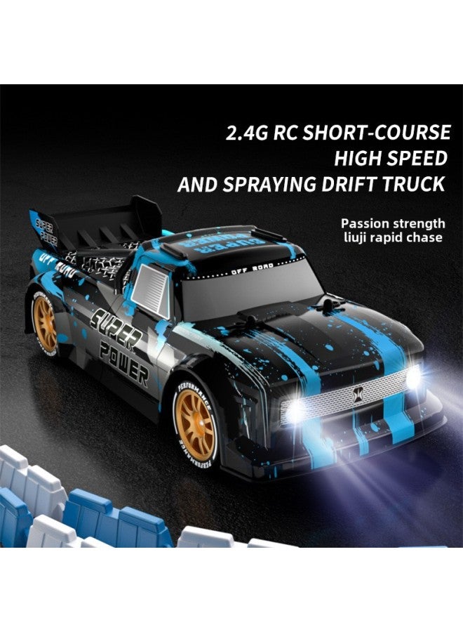 JJRC Explosion 2.4g Short Card Drift Racing Car Brushless Power Car Model Children's Toy Remote Control Car-Color:Green (English Version)  - Image 3