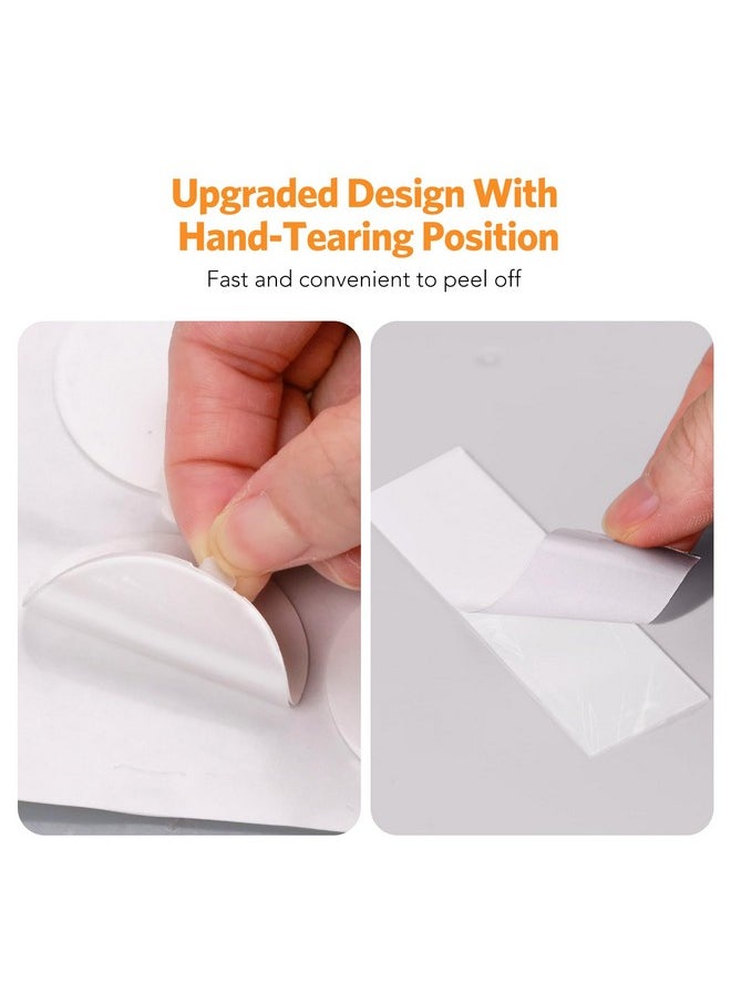 Dapsang Double Sided Tape For Walls, 220 Pcs Sticky Tack Dots Removable Mounting Putty Clear Adhesive Strips With Tear Tabs No Damage Trace For Hanging Picture Poster Decorations Art Craft Party Supplies  - Image 3