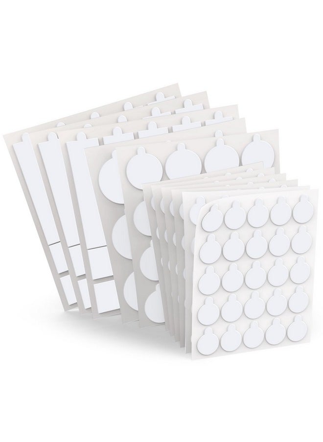 Dapsang Double Sided Tape For Walls, 220 Pcs Sticky Tack Dots Removable Mounting Putty Clear Adhesive Strips With Tear Tabs No Damage Trace For Hanging Picture Poster Decorations Art Craft Party Supplies  - Image 1