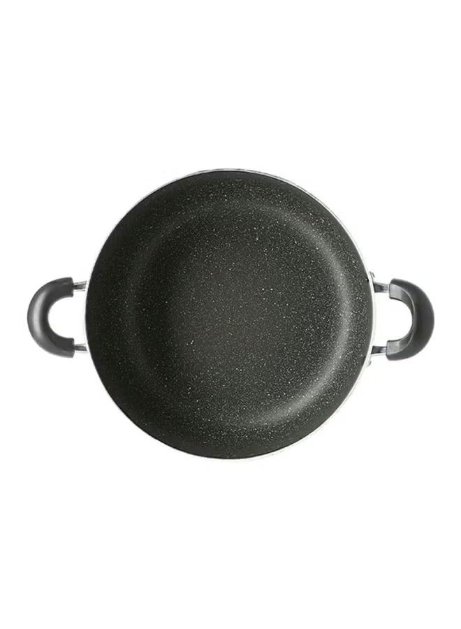 DELCASA Non-Stick Aluminum Casserole Grey/Black 26cm - Image 4